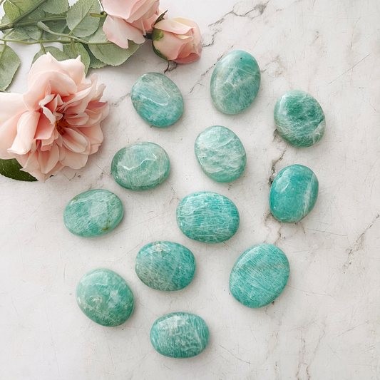Amazonite Palm Stone