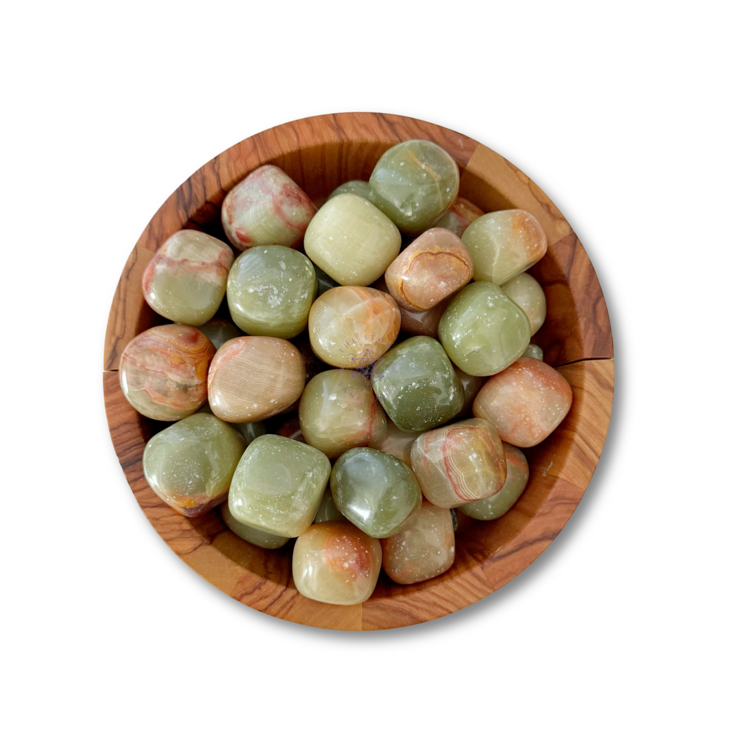 Green Aragonite Tumbled Stones
