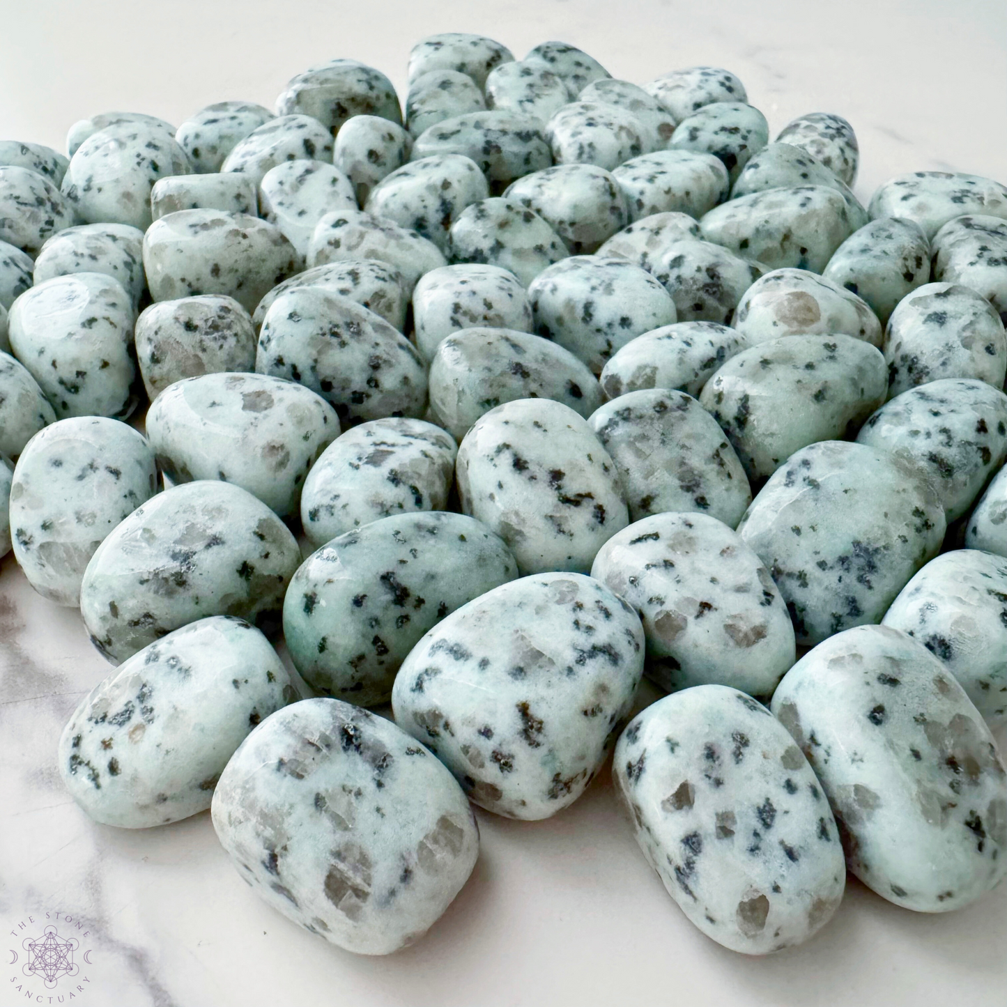 Kiwi Jasper Tumbled Stones