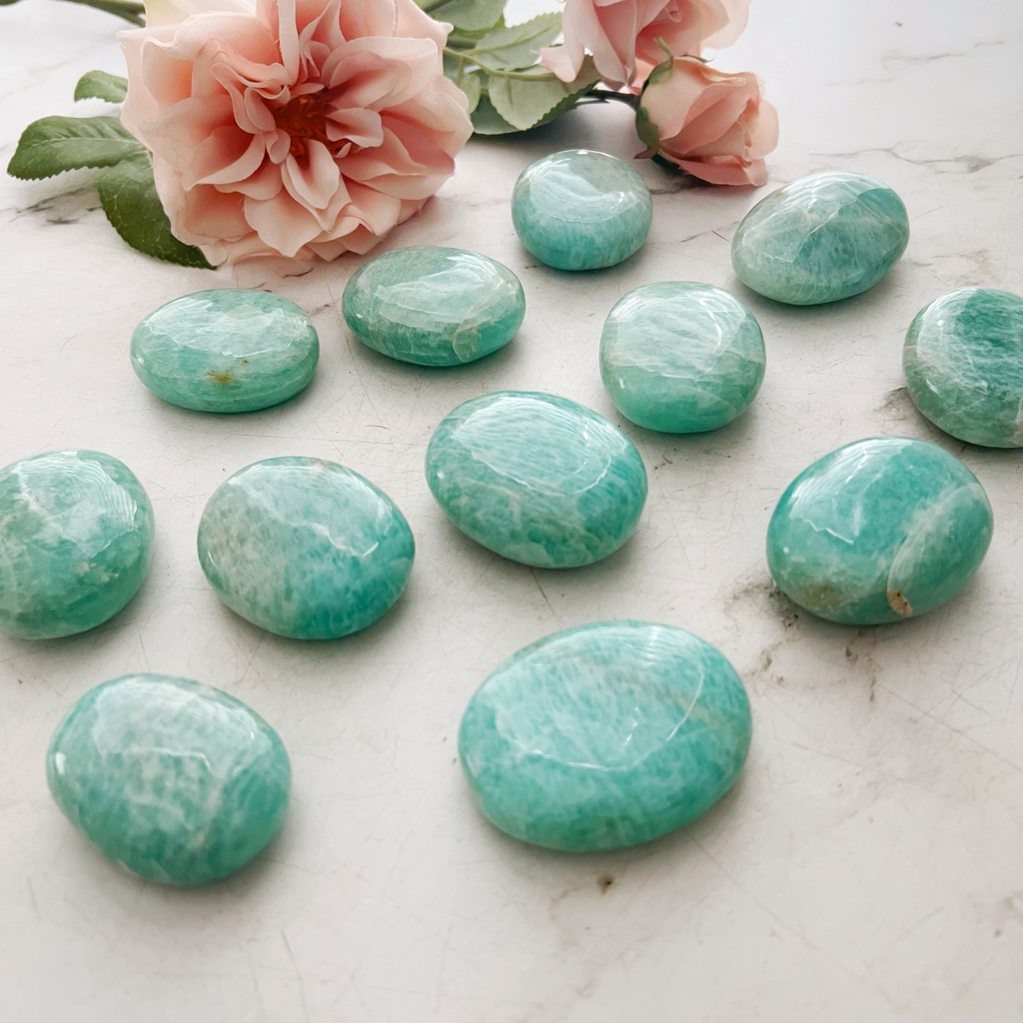 Amazonite Palm Stone