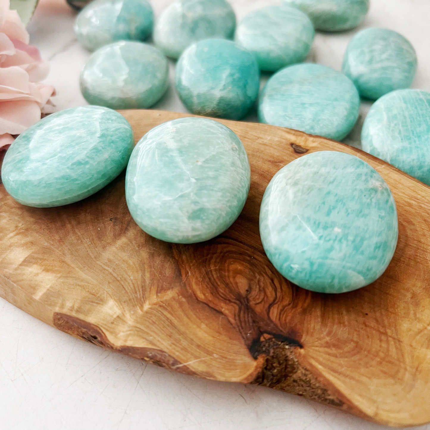 Amazonite Palm Stone