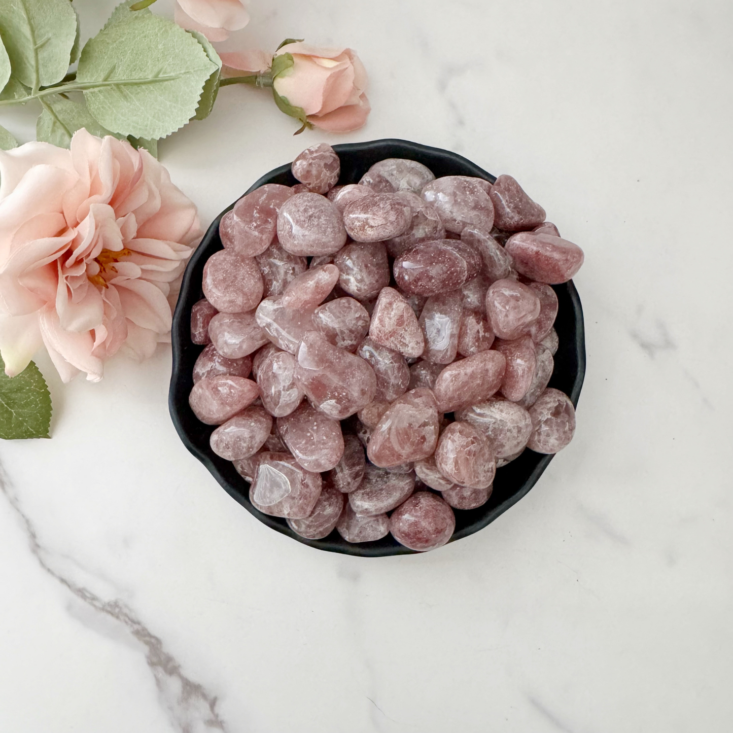 Strawberry Quartz Tumbled Stones