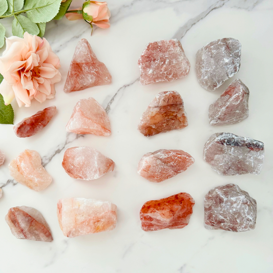 Raw Fire Hematoid Quartz