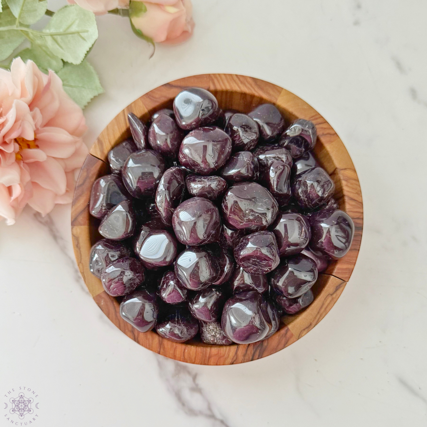 Garnet Tumbled Stones