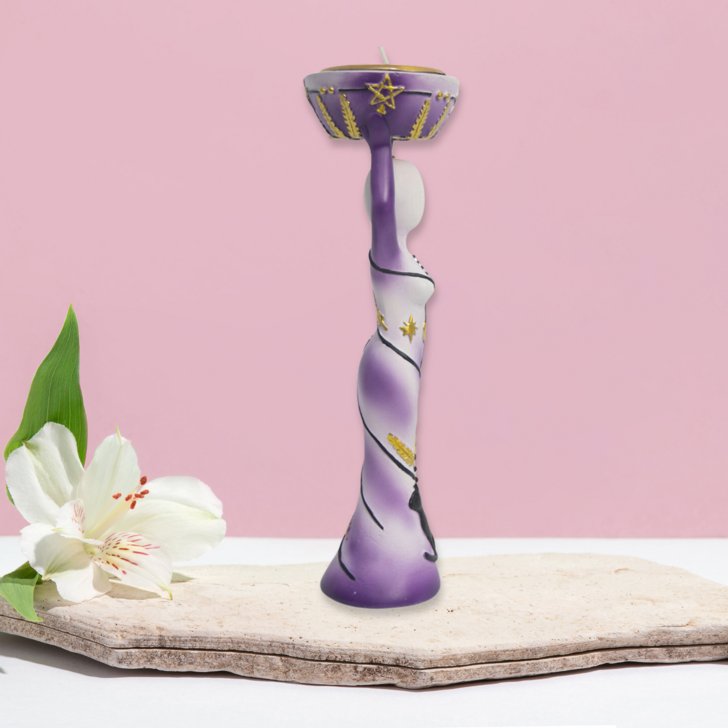 Moon Goddess T-Light Candle Holder