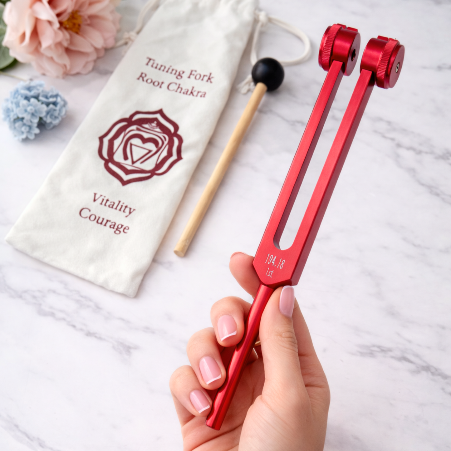 Complete 7 Chakra Tuning Fork Set