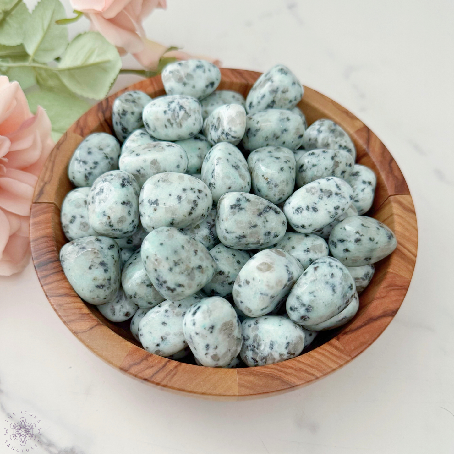 Kiwi Jasper Tumbled Stones