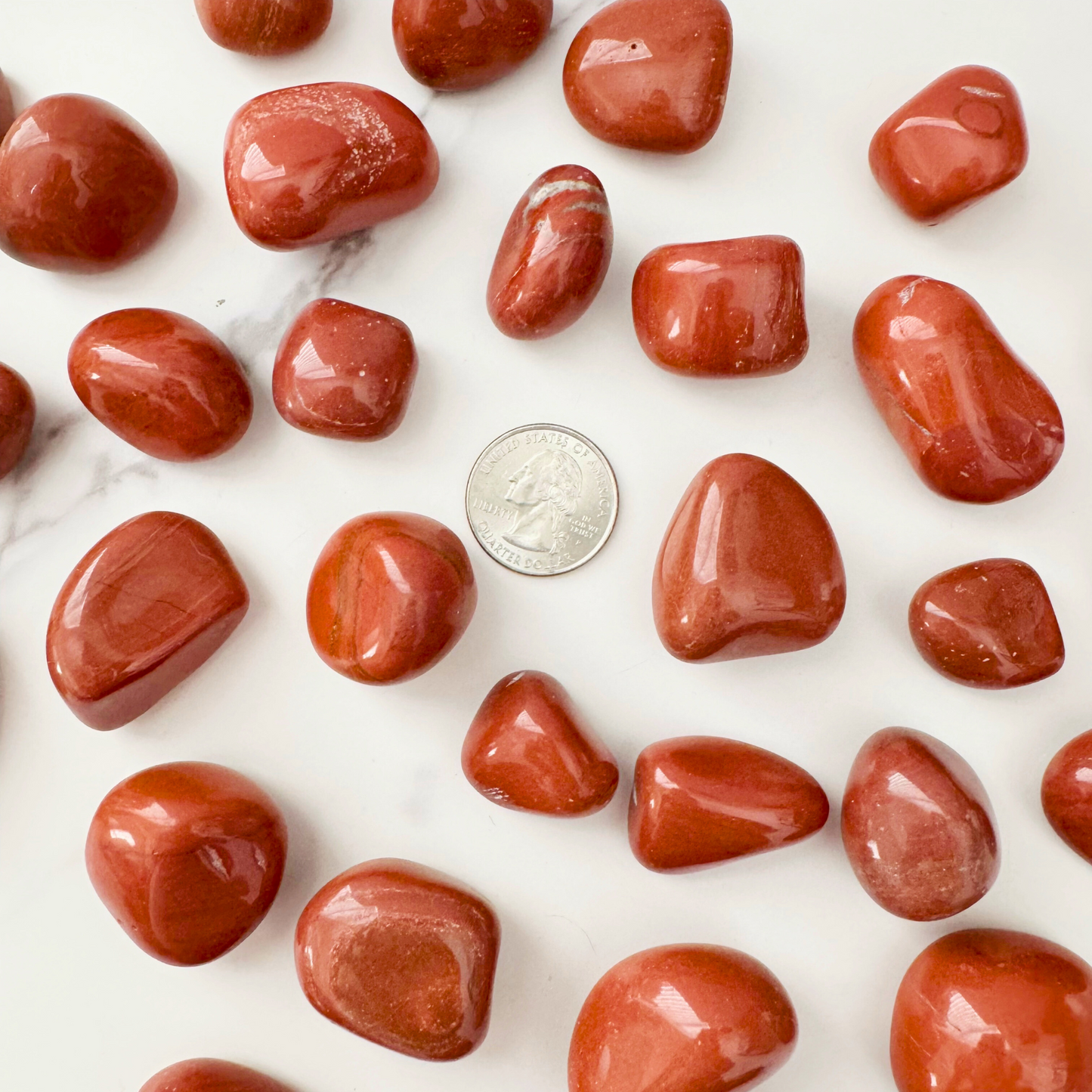 Red Jasper Tumbled Stones