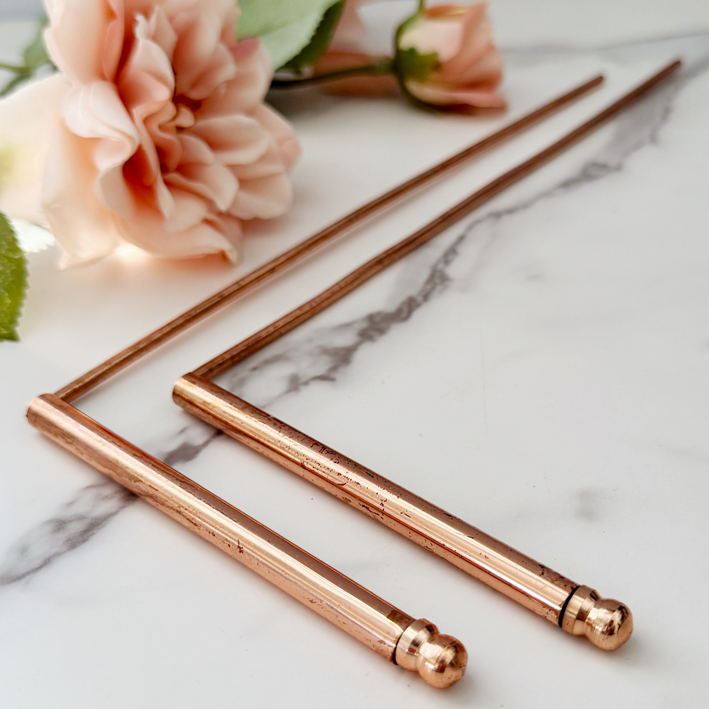 9.5" Copper Dowsing Rods