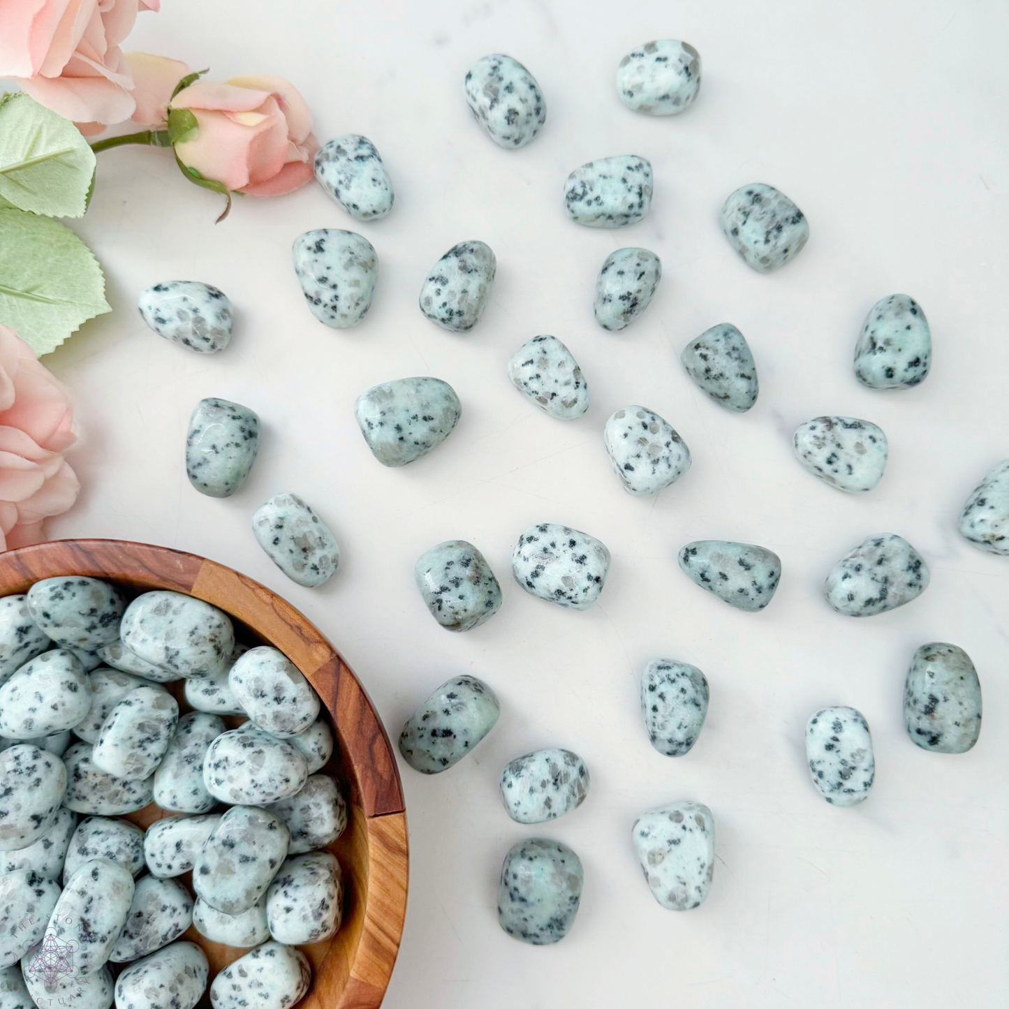 Kiwi Jasper Tumbled Stones