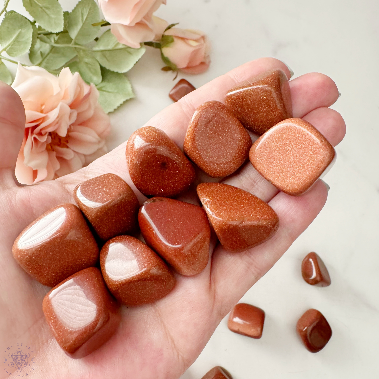 Goldstone Tumbled Stones