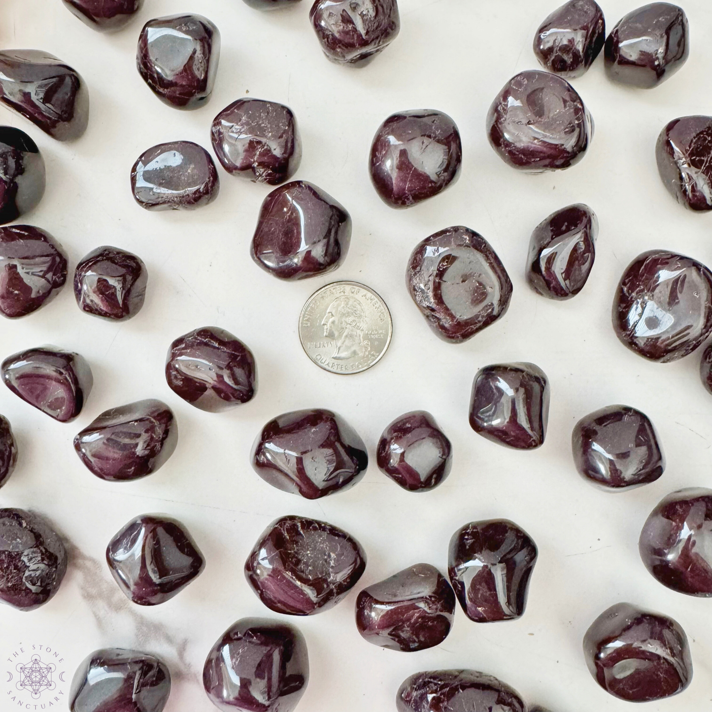 Garnet Tumbled Stones