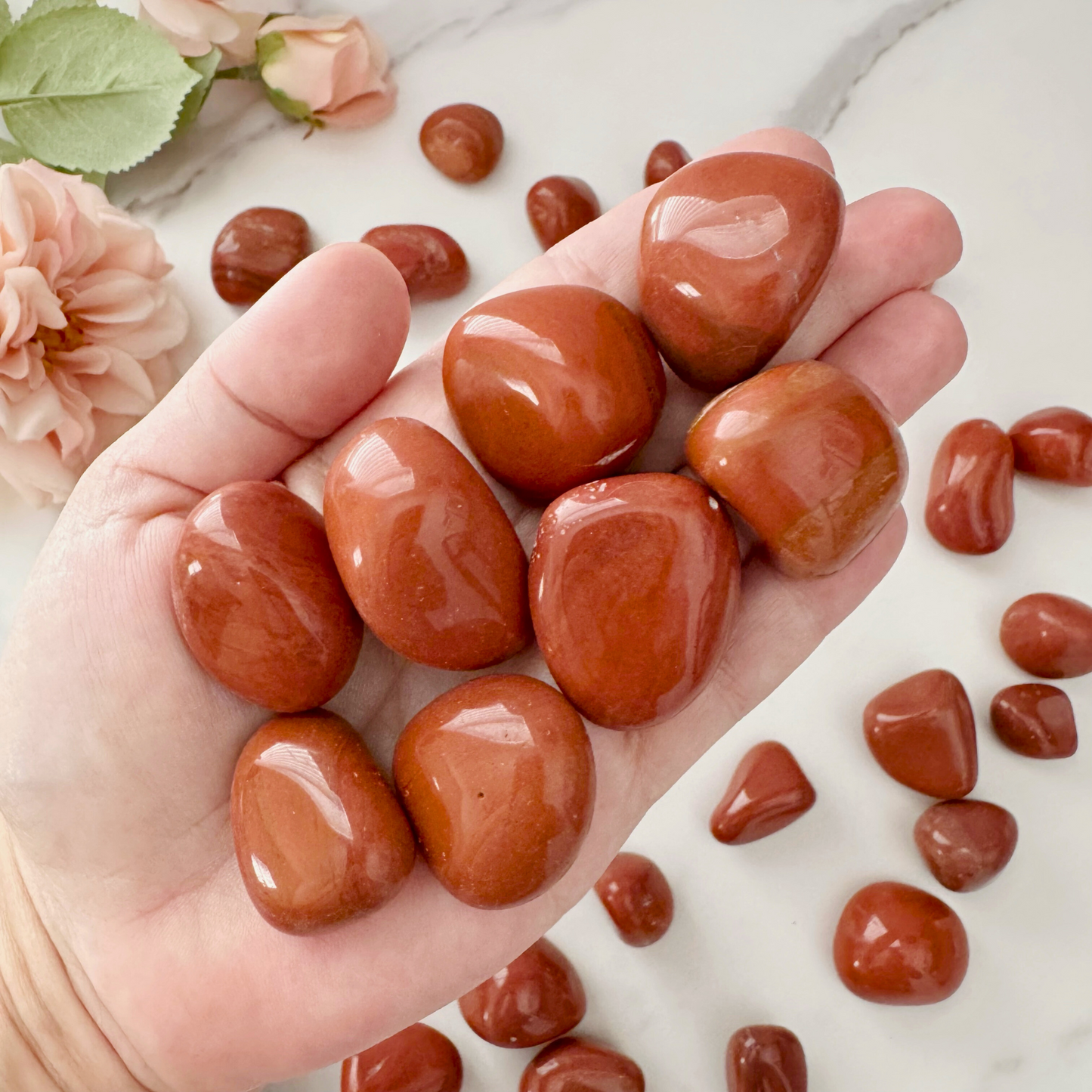 Red Jasper Tumbled Stones