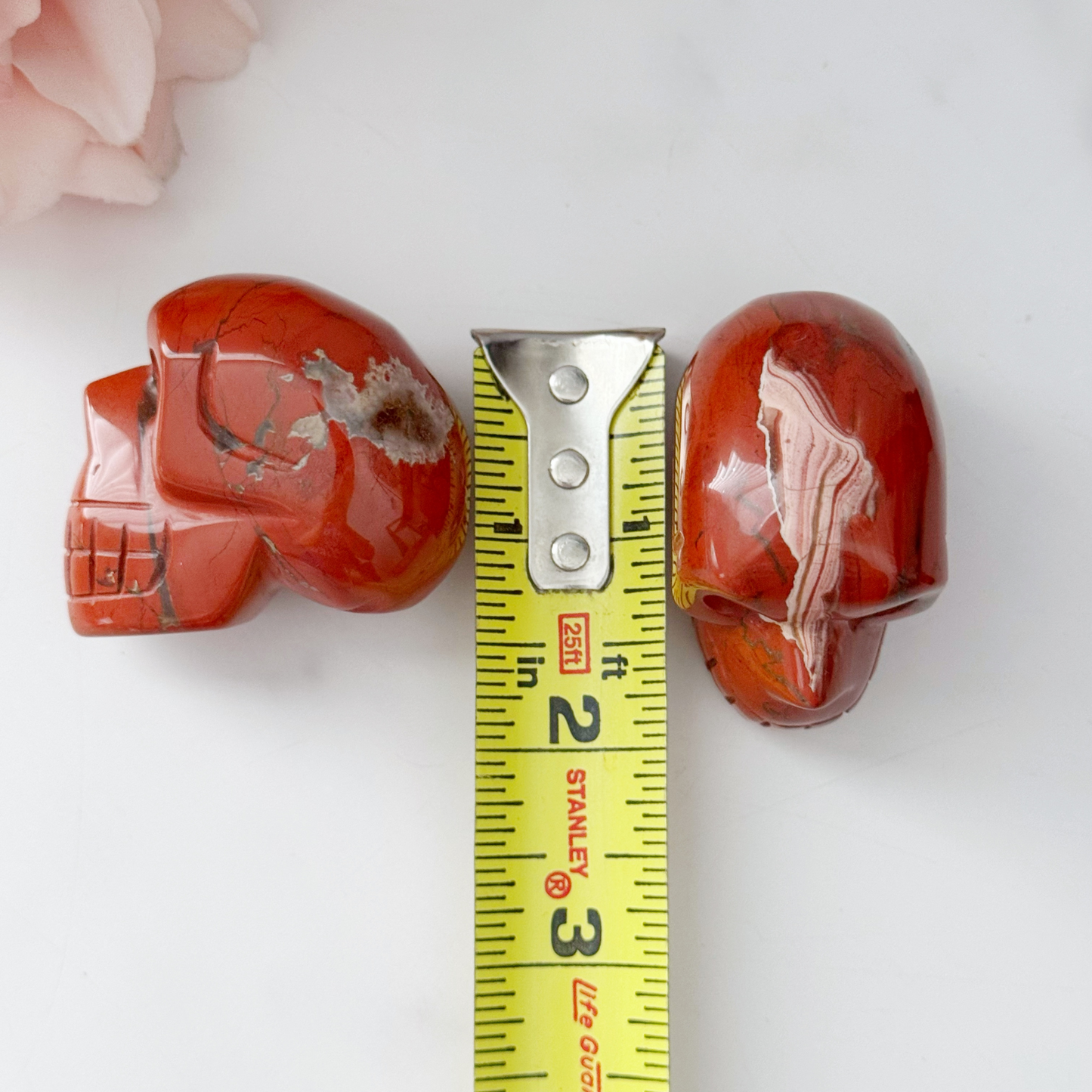 2" Brecciated Red Jasper Crystal Skull