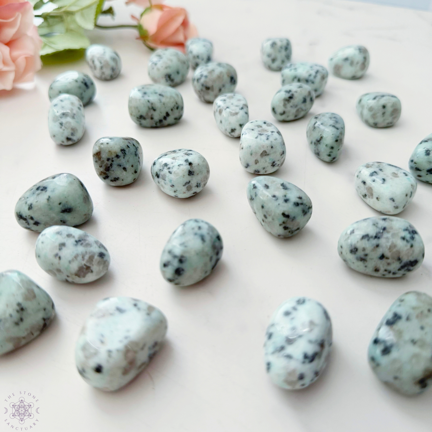 Kiwi Jasper Tumbled Stones