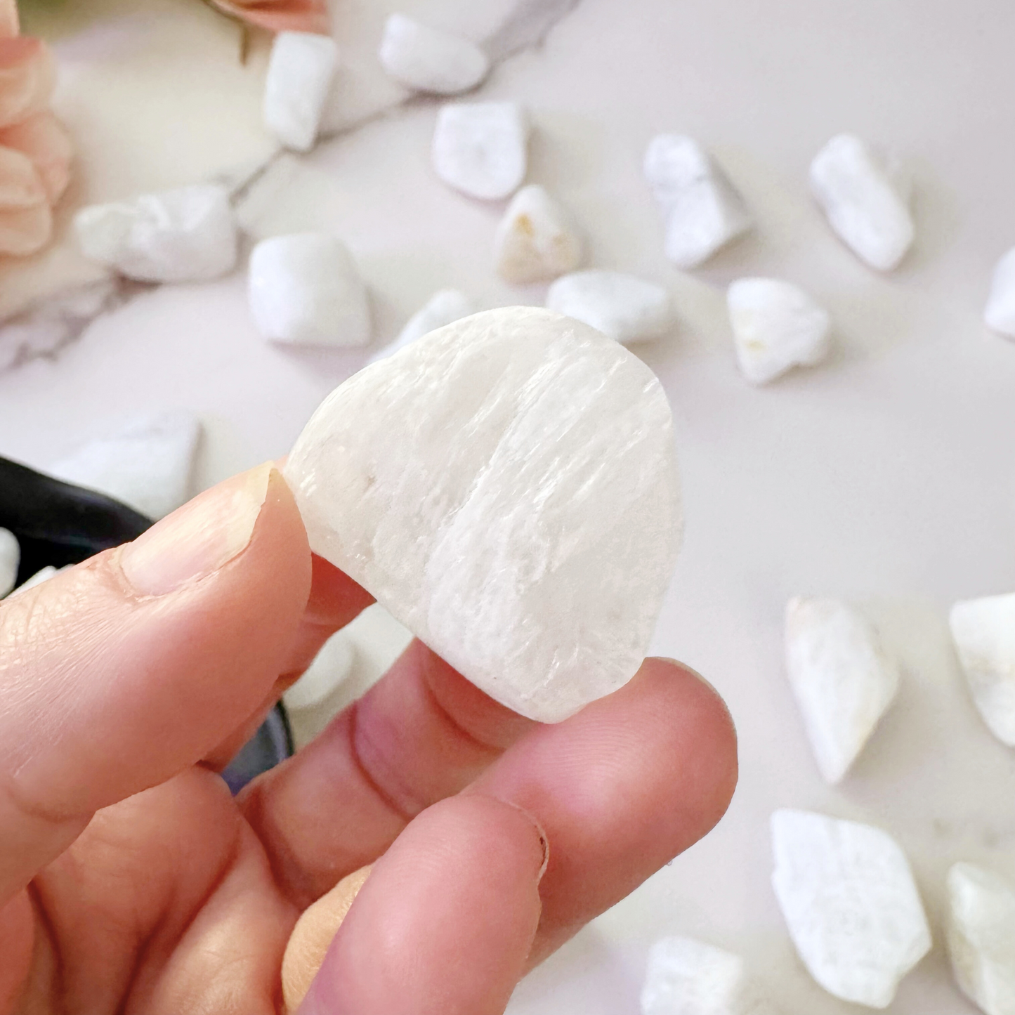 Petalite Tumbled Stones