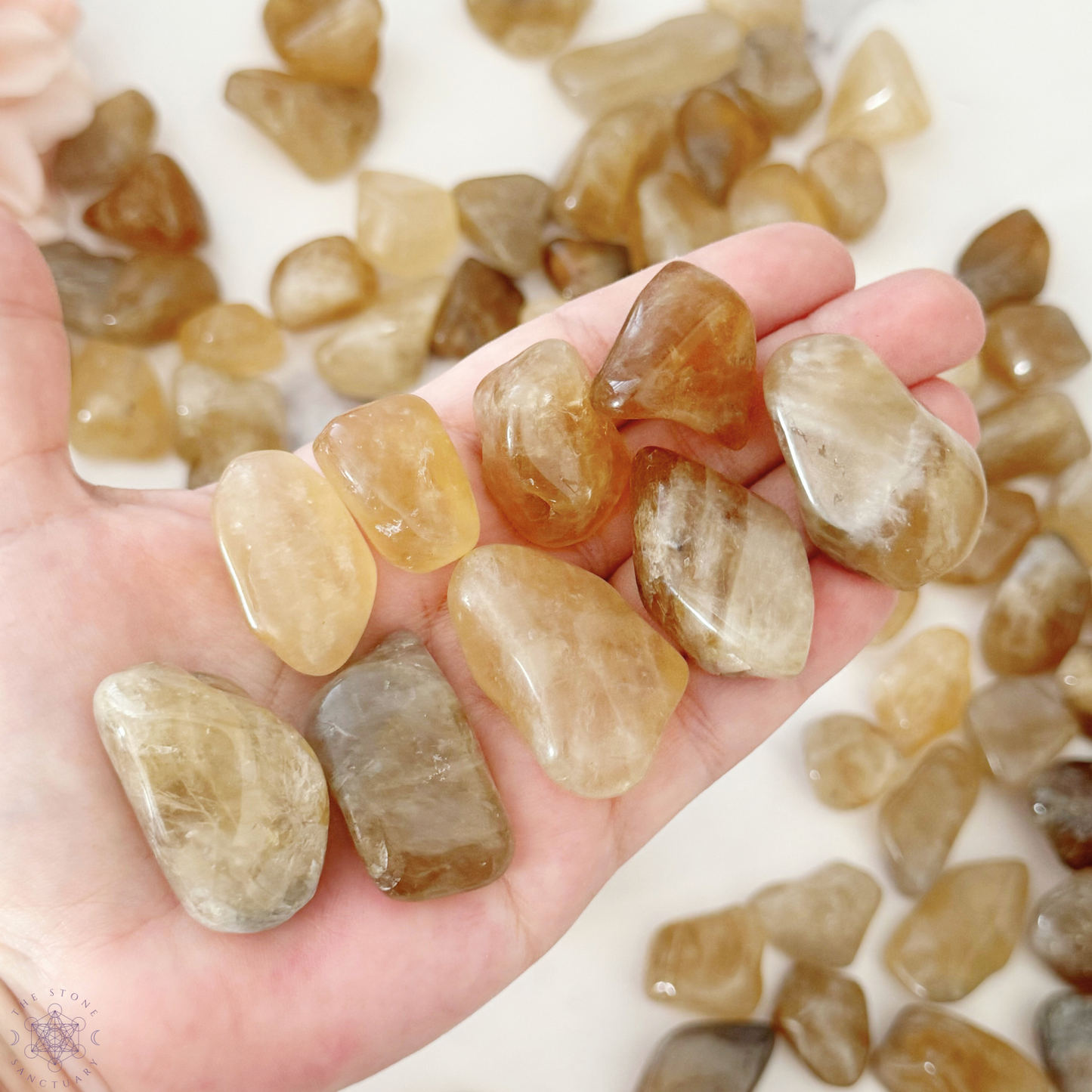 Natural Citrine Tumbled Stones