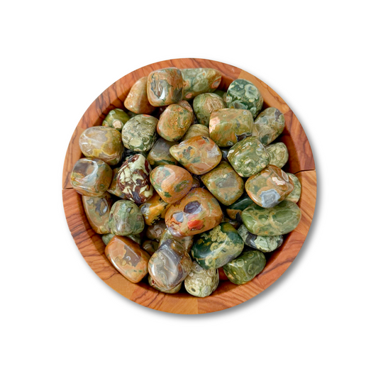 Rainforest Jasper Tumbled Stones