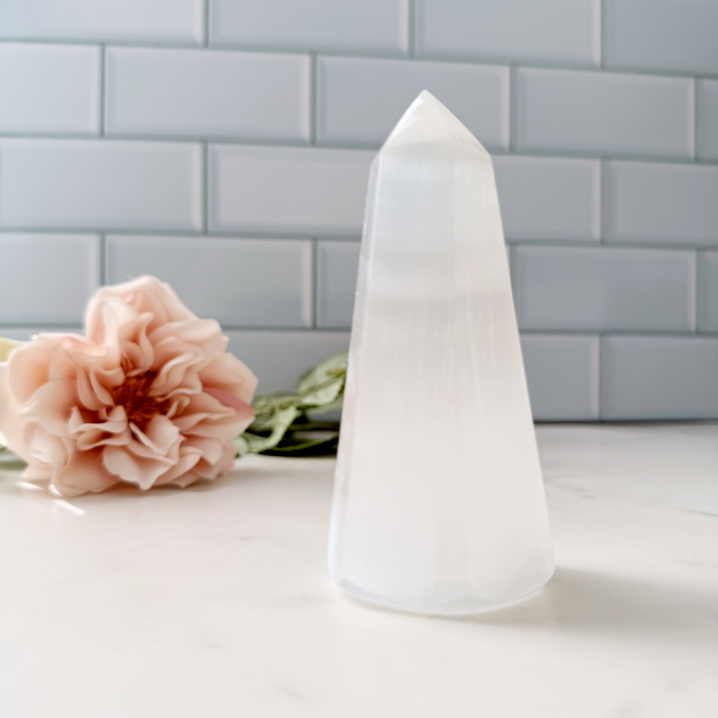 4-5" Selenite Crystal Point