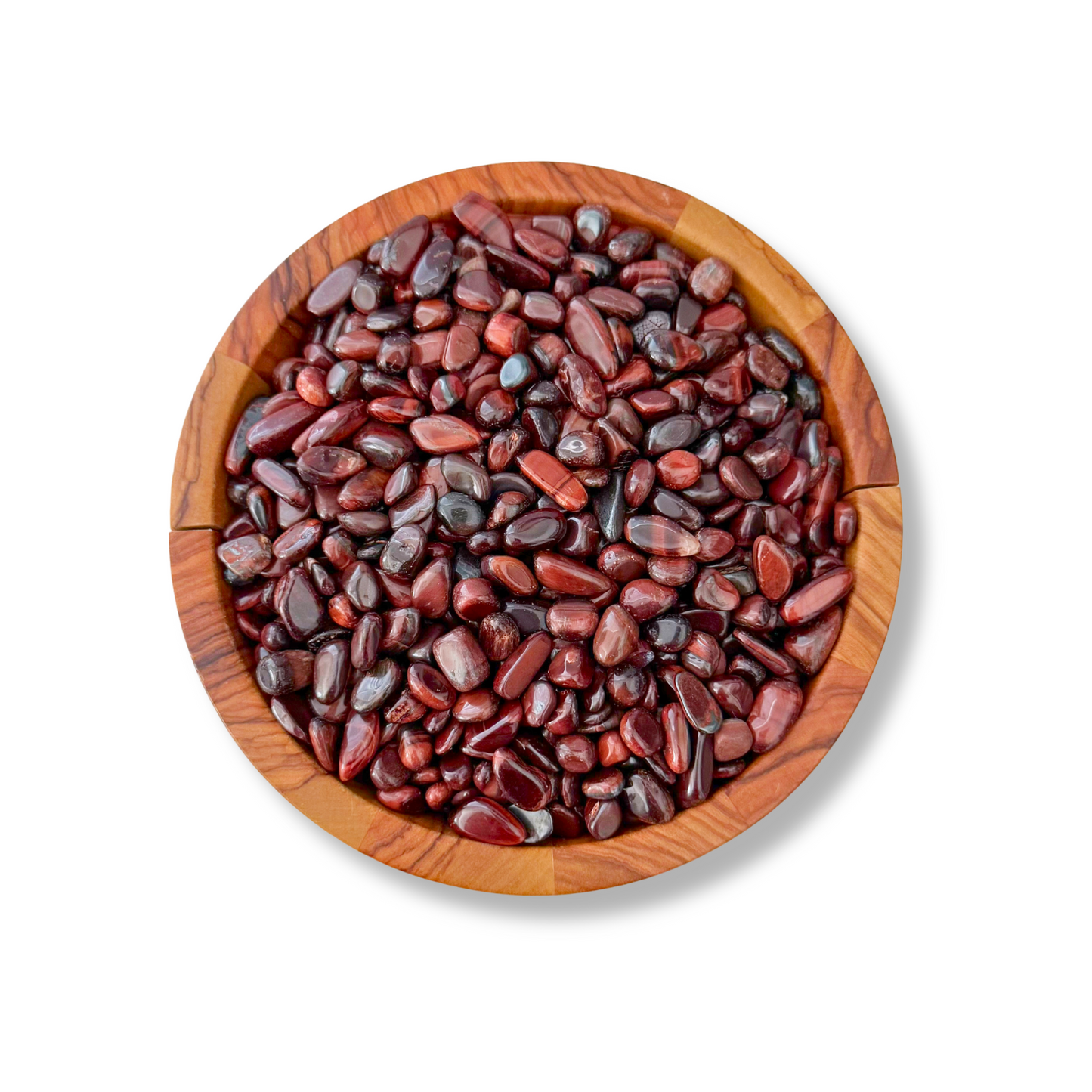 Red Tigers Eye Crystal Chips