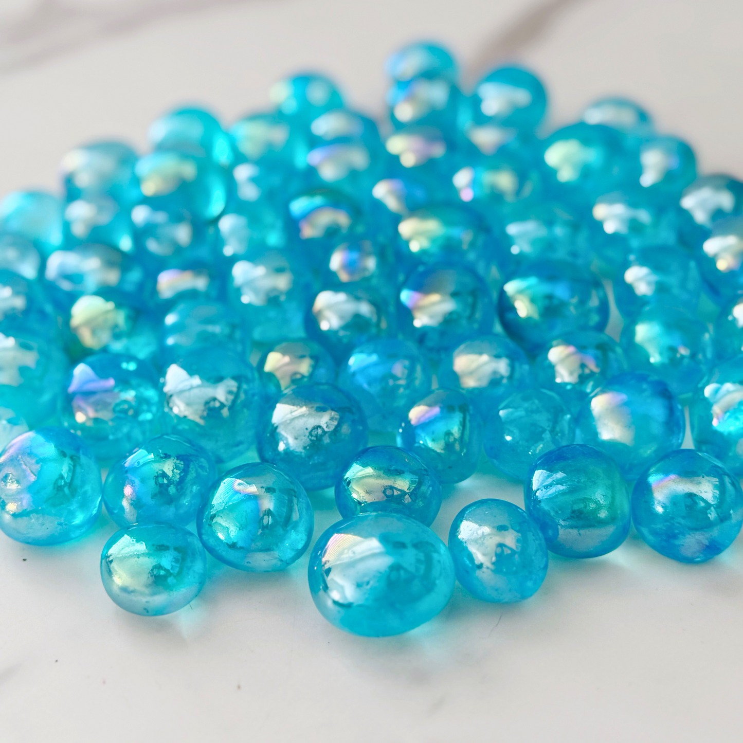 Aqua Aura Quartz Tumbled Stones