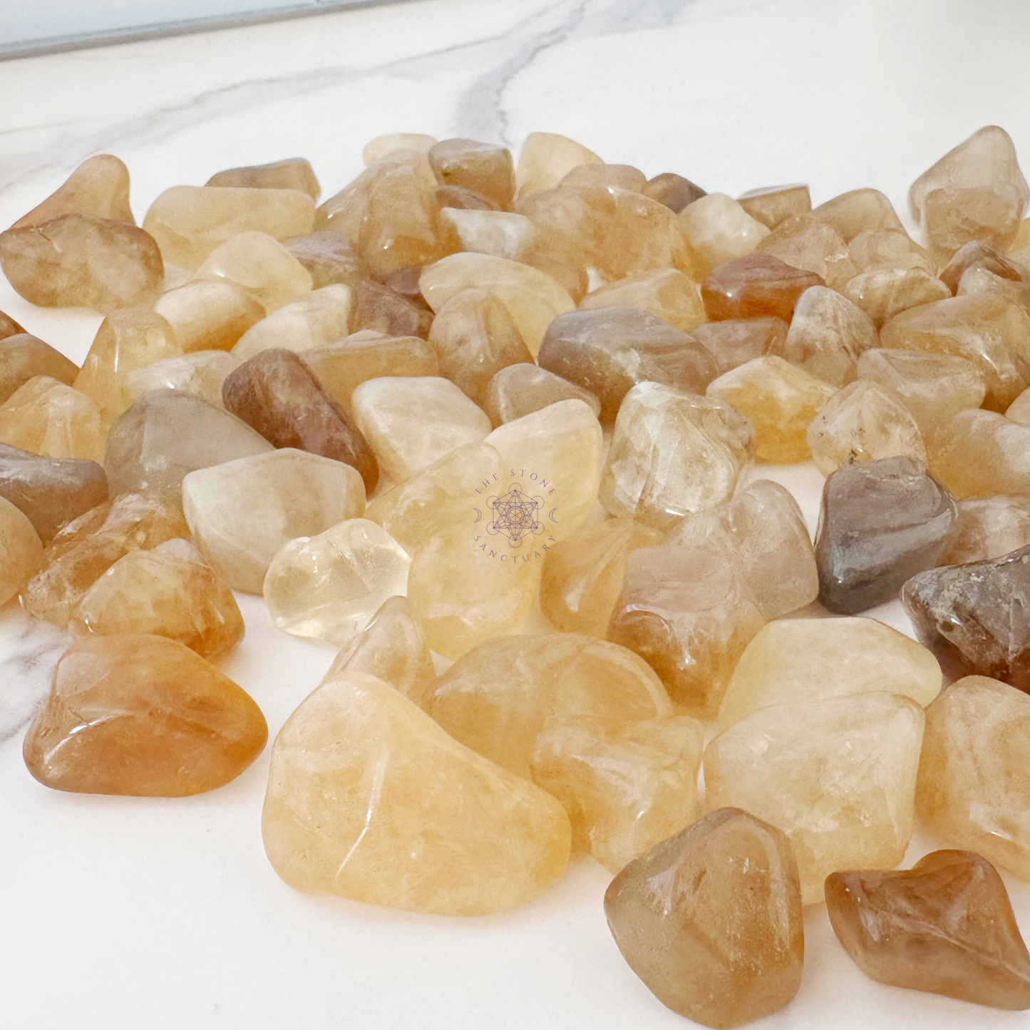Natural Citrine Tumbled Stones