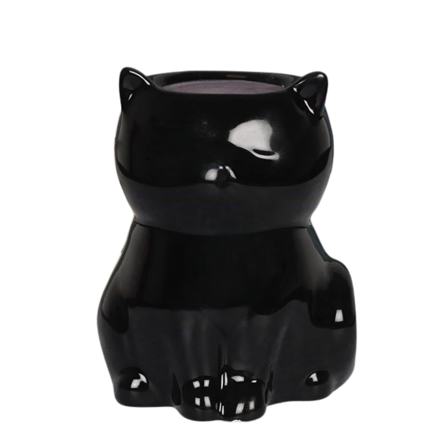Ceramic Black Cat Wax & Oil Burner