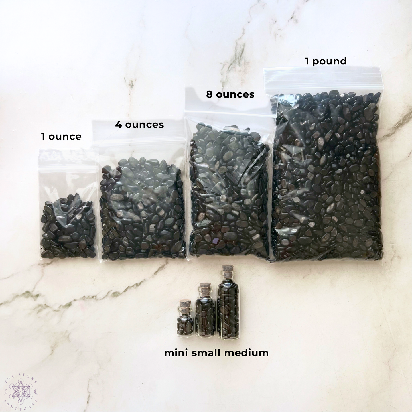 Hypersthene Crystal Chips