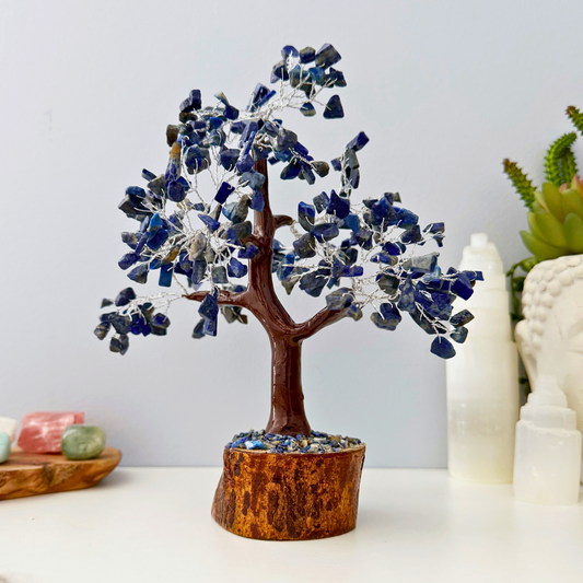 8" Lapis Lazuli Crystal Gemstone Tree