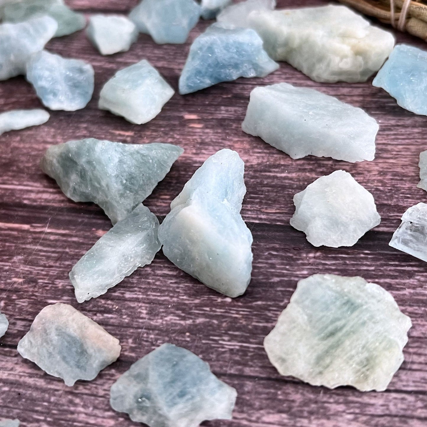 Raw Aquamarine Chips