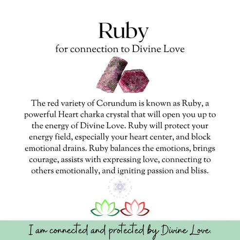Raw Ruby Hexagon