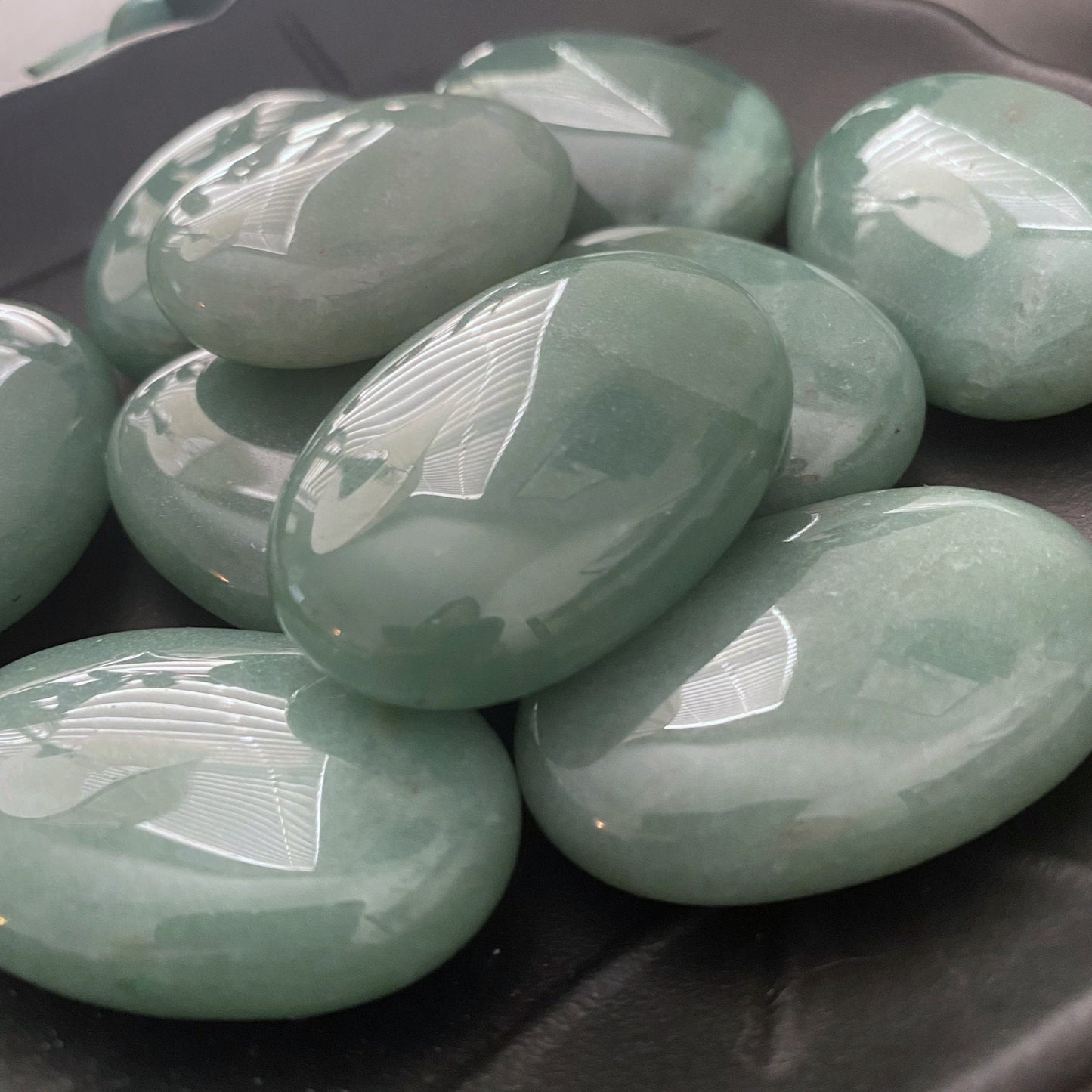 Green Aventurine Palm Stone