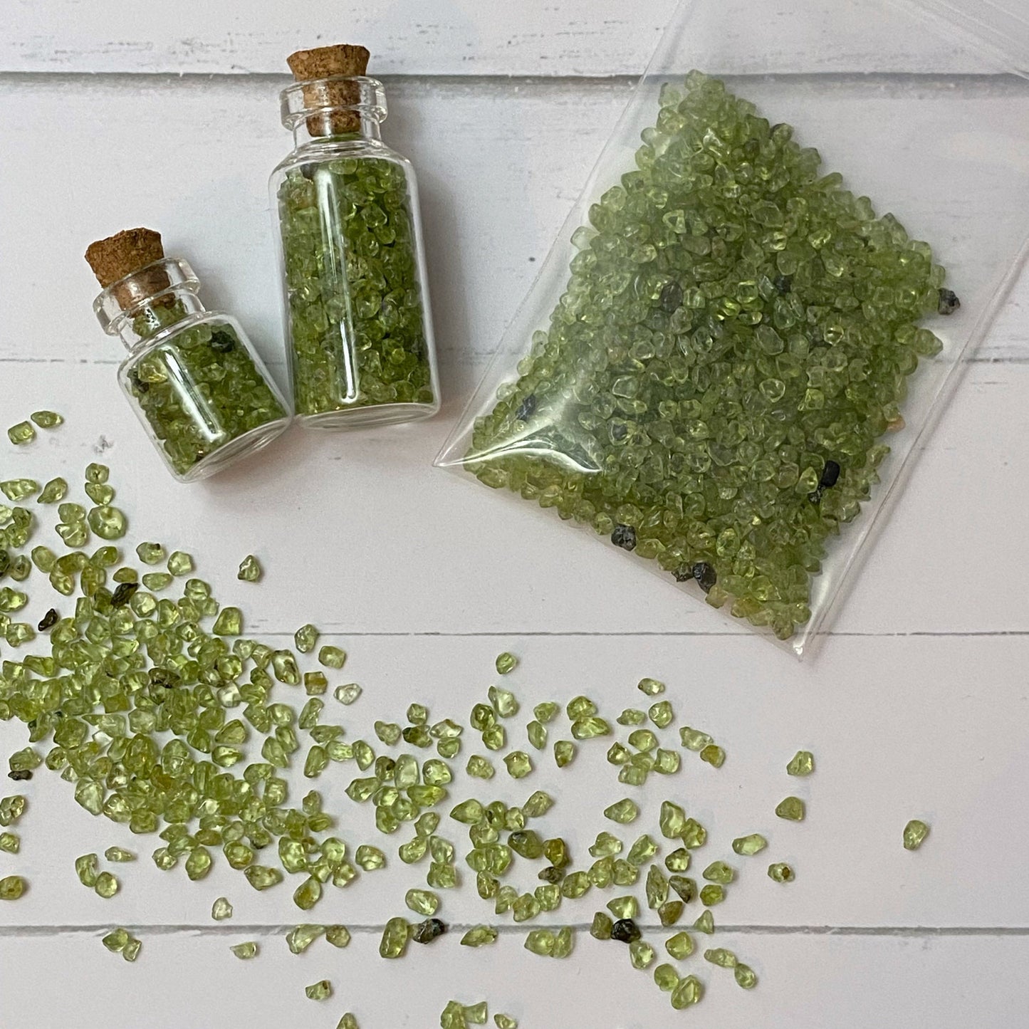 Peridot Crystal Chips