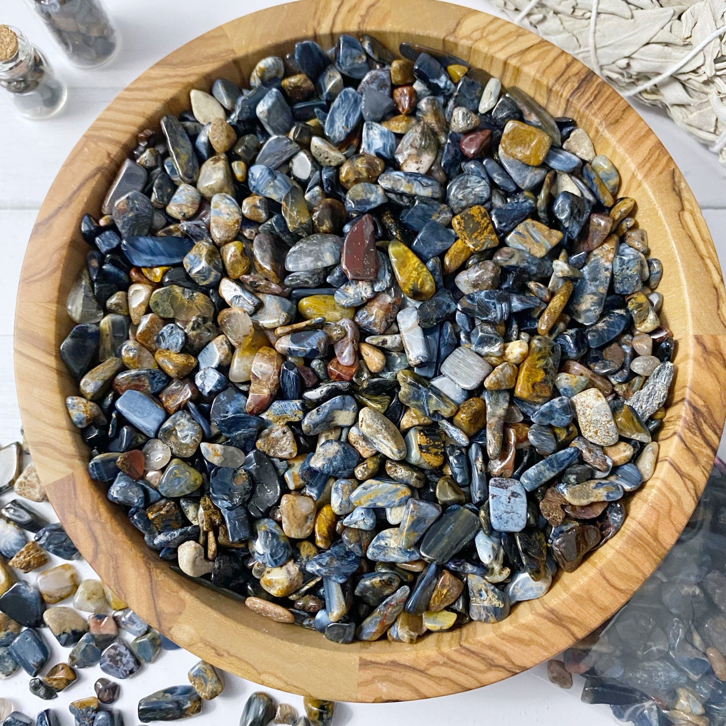 Pietersite Crystal Chips