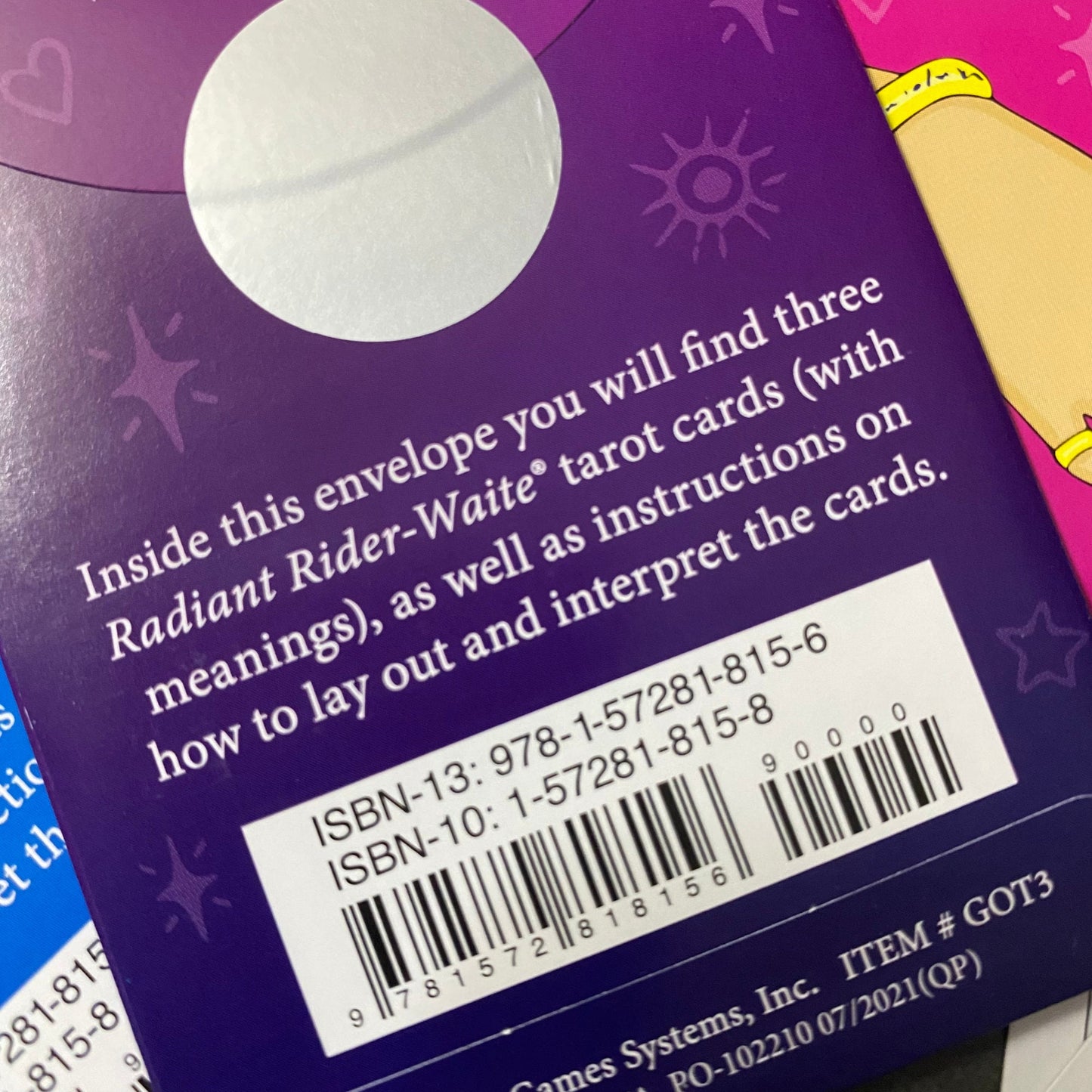 The Gift of Tarot (3 Card Tarot Reading Pack)