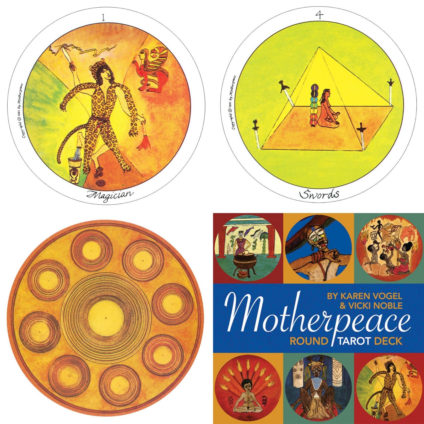 Motherpeace Round Tarot Deck