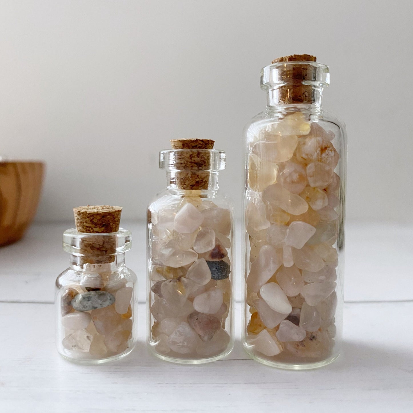 Flower Agate Crystal Chips