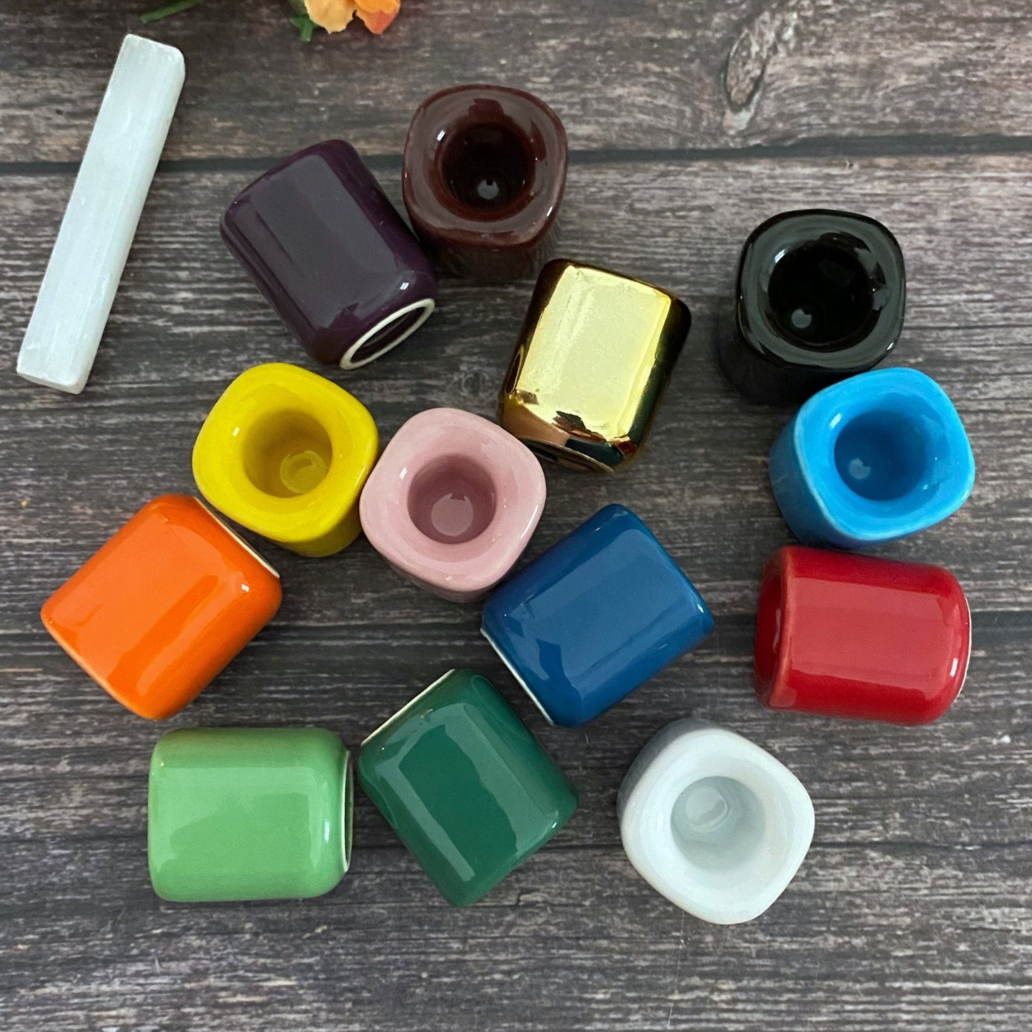Ceramic Candle Holders for Chime Ritual Candles (14 Colors)