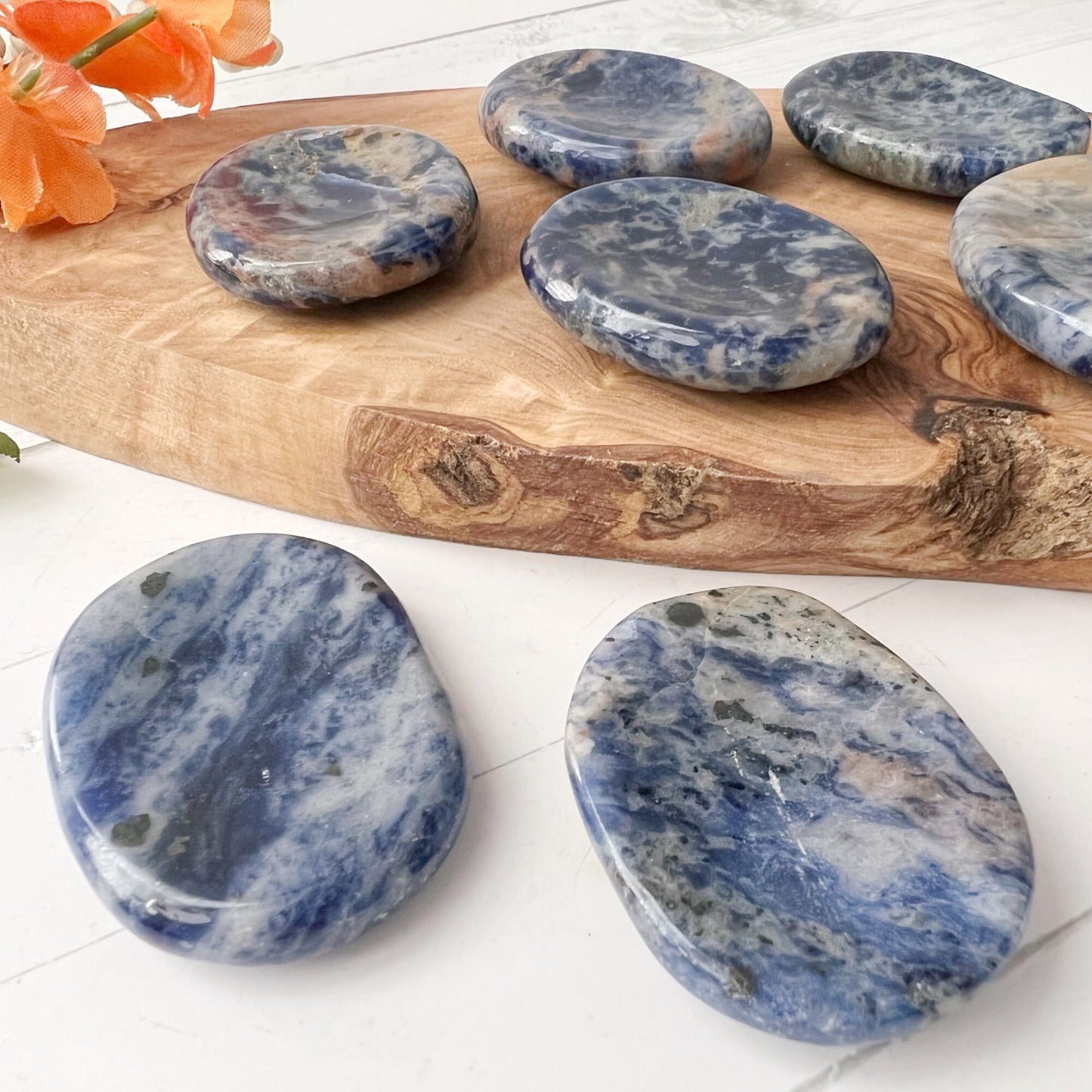 Sodalite Worry Stone