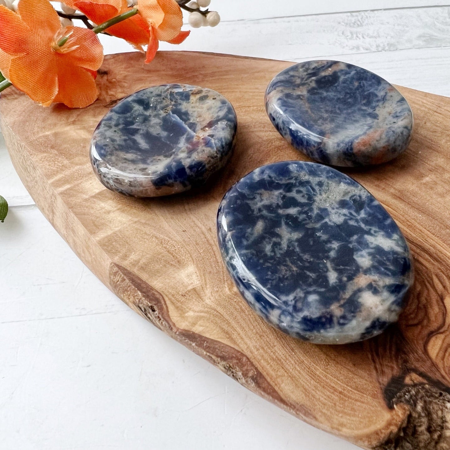 Sodalite Worry Stone