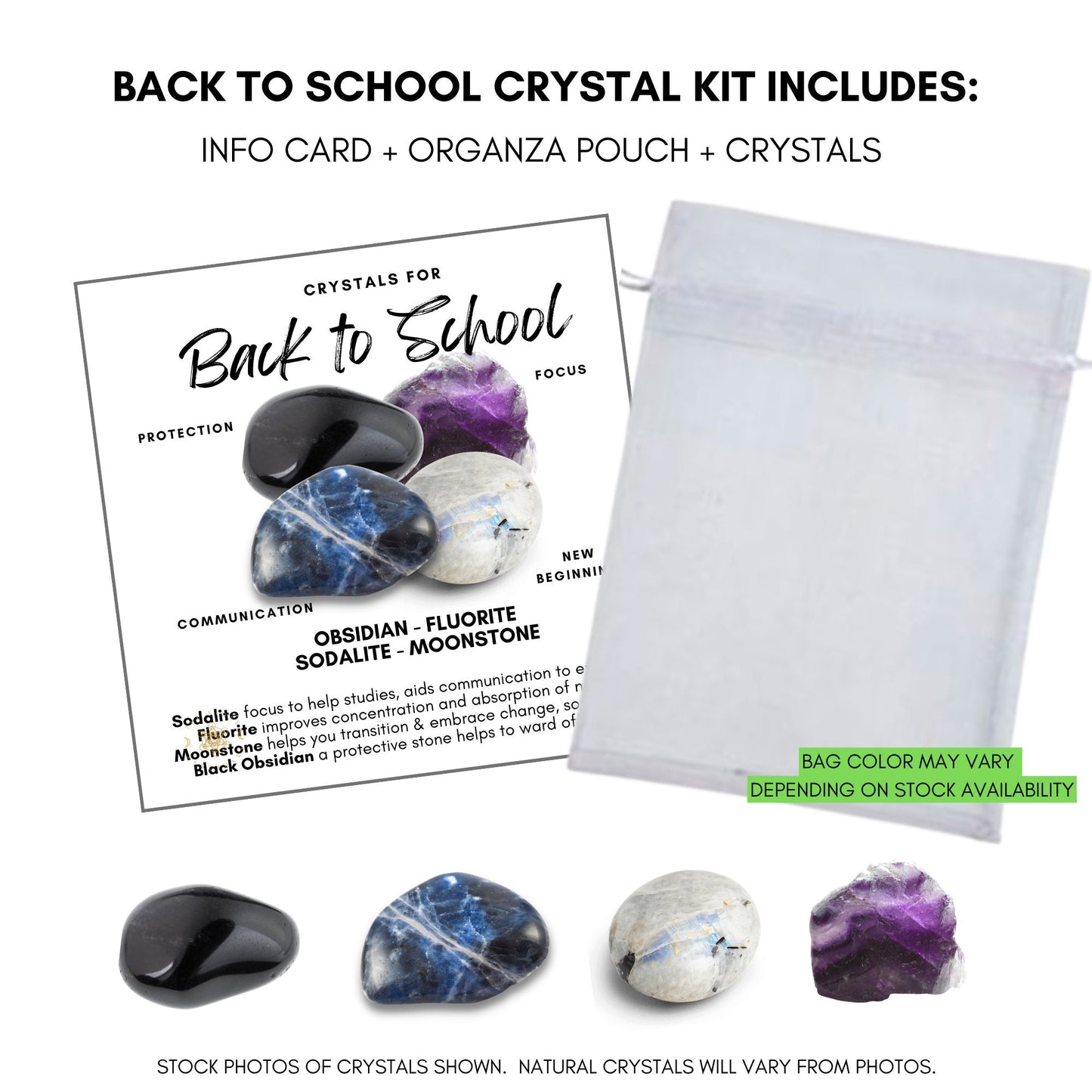 Back to School Crystal Kit