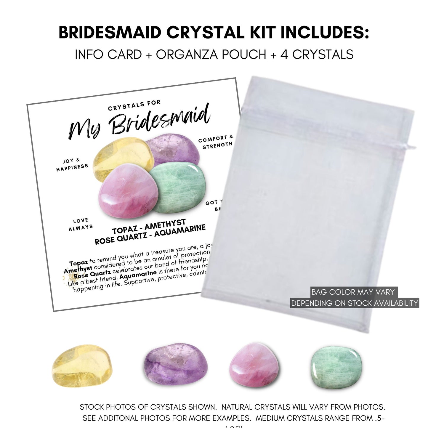 Bridesmaid Crystal Kit