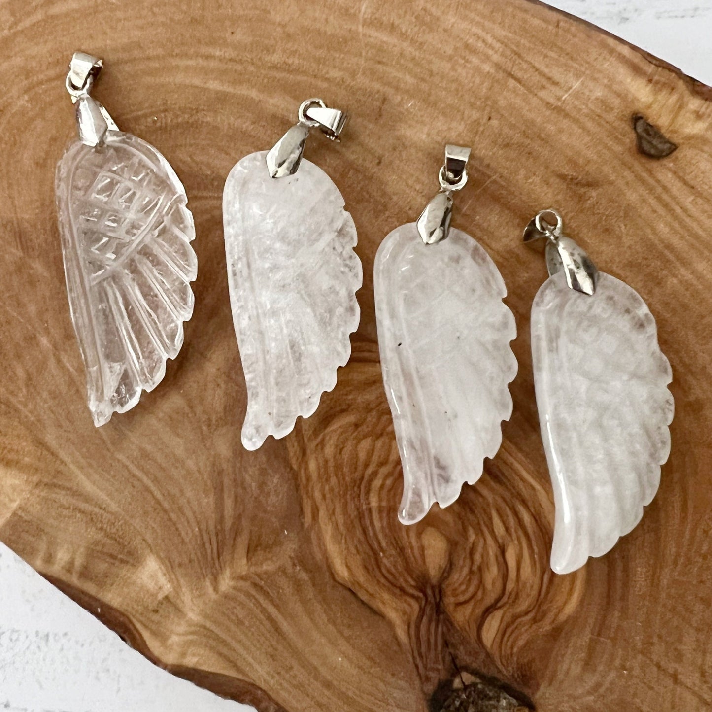Angel Wing Crystal Pendant