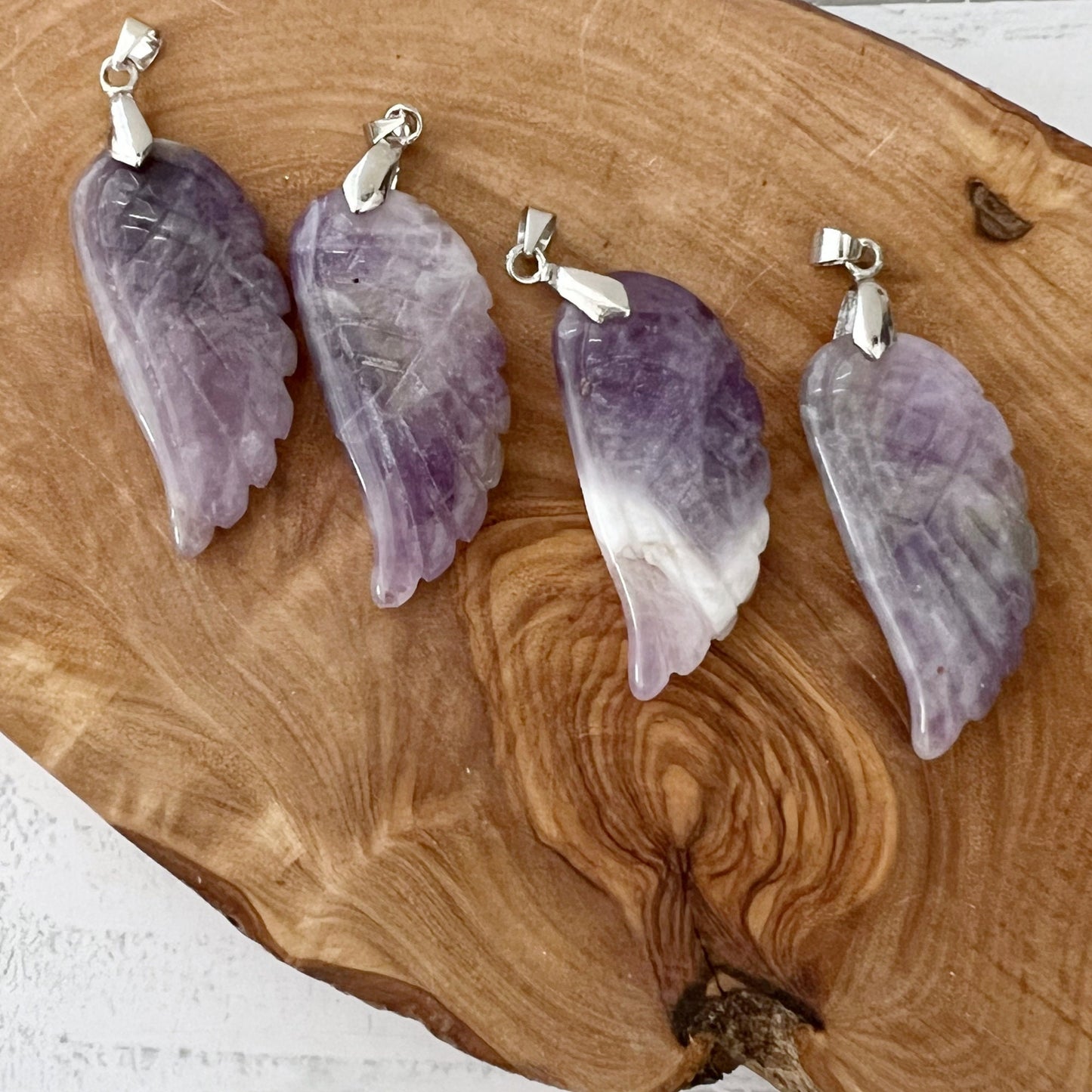 Angel Wing Crystal Pendant