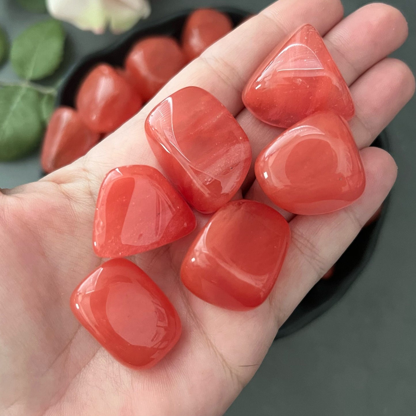 Cherry Quartz Tumbled Stones