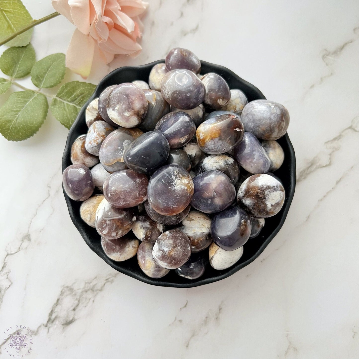 Purple Chalcedony Tumbled Stones