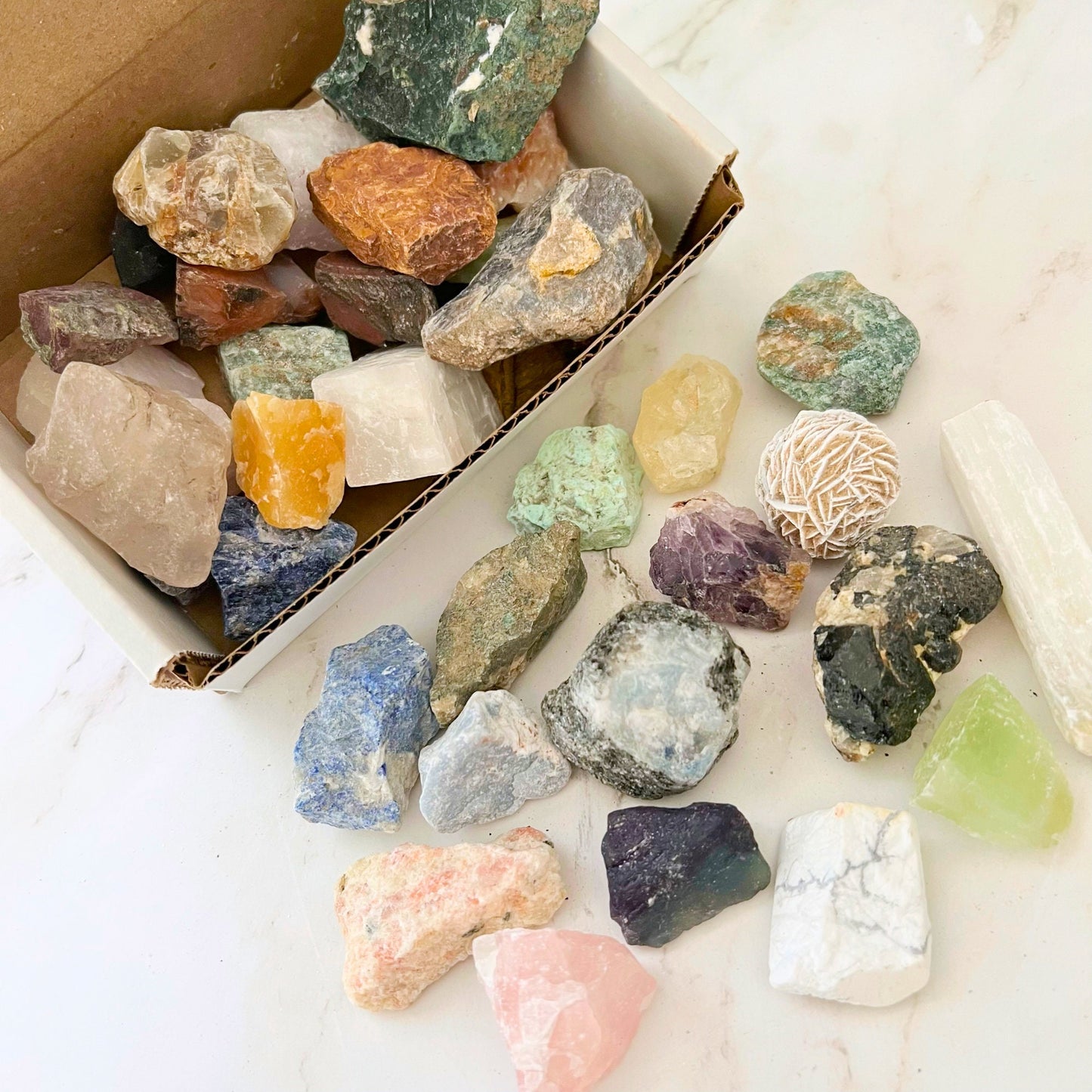 Raw Assorted Crystals & Stones