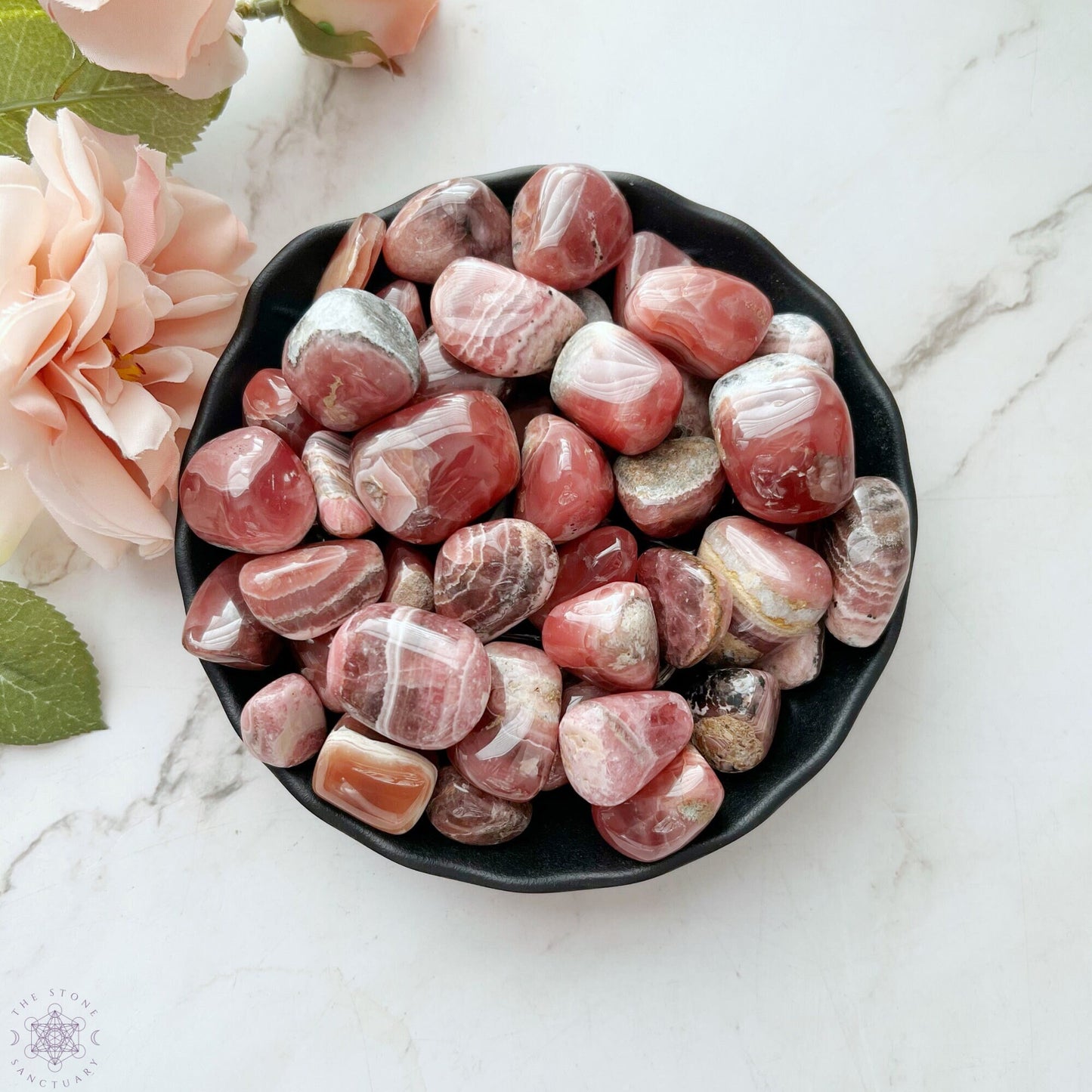 Grade EX Rhodochrosite Tumbled Stones