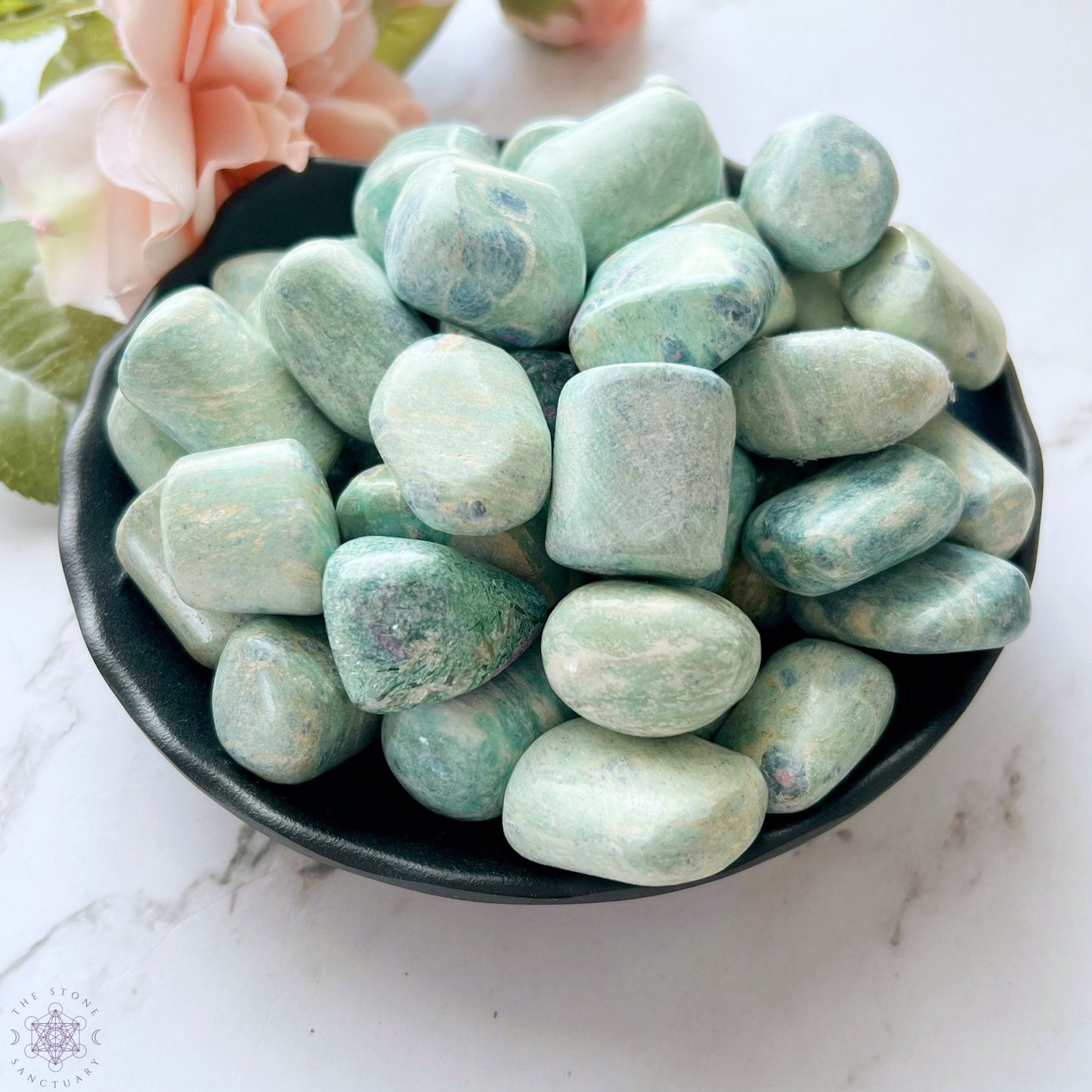 Ruby Fuchsite Tumbled Stones
