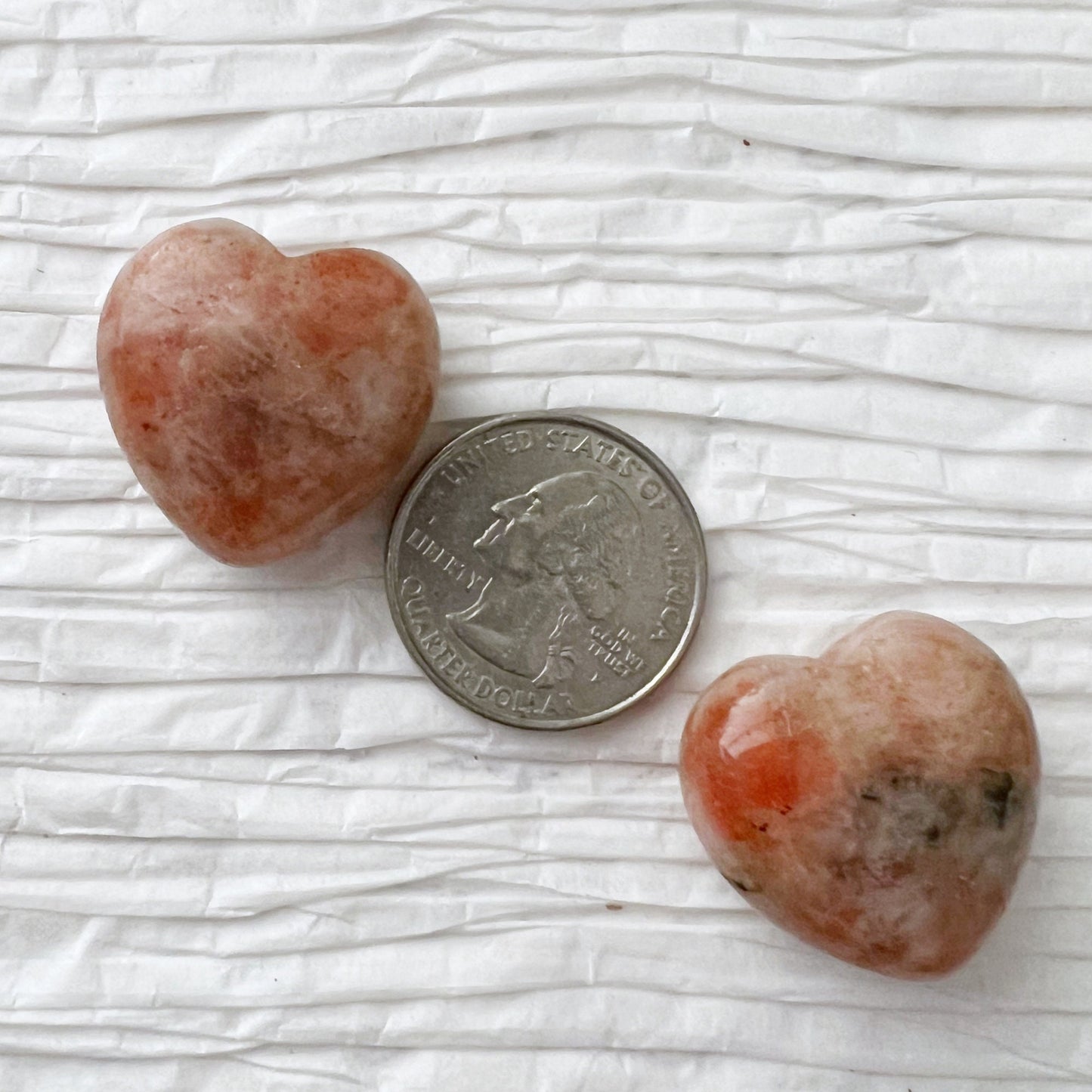1" Mini Sunstone Heart